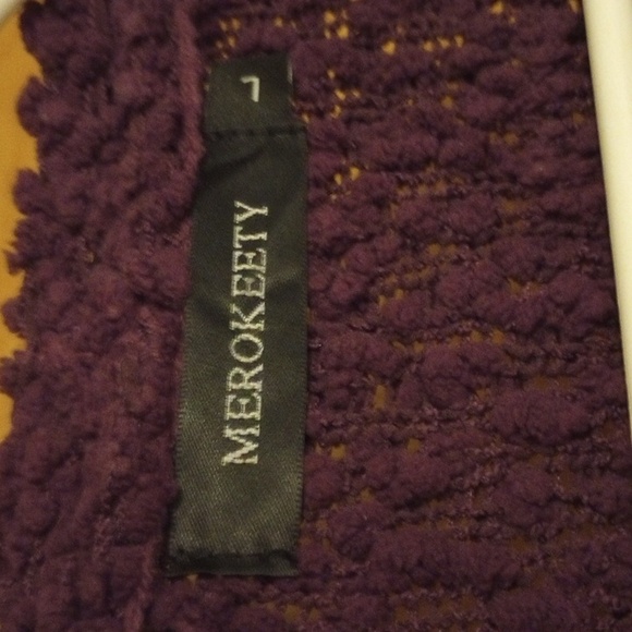 NWOT Popcorn Open Sweater Sz L - Picture 5 of 5